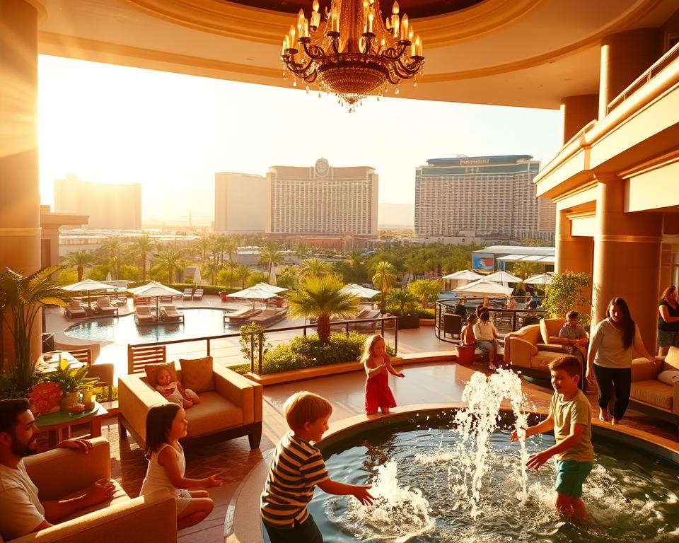 las vegas family friendly hotels